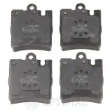 Bremsbelagsatz, Scheibenbremse Hinterachse OPTIMAL BP-10340