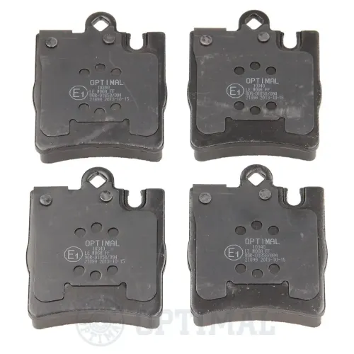 Bremsbelagsatz, Scheibenbremse Hinterachse OPTIMAL BP-10340 Bild Bremsbelagsatz, Scheibenbremse Hinterachse OPTIMAL BP-10340