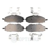 Bremsbelagsatz, Scheibenbremse Vorderachse OPTIMAL BP-10346