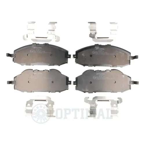 Bremsbelagsatz, Scheibenbremse Vorderachse OPTIMAL BP-10346 Bild Bremsbelagsatz, Scheibenbremse Vorderachse OPTIMAL BP-10346