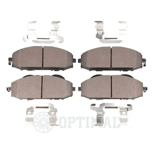 Bremsbelagsatz, Scheibenbremse Vorderachse OPTIMAL BP-10346 Bild Bremsbelagsatz, Scheibenbremse Vorderachse OPTIMAL BP-10346