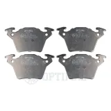 Bremsbelagsatz, Scheibenbremse Hinterachse OPTIMAL BP-10355