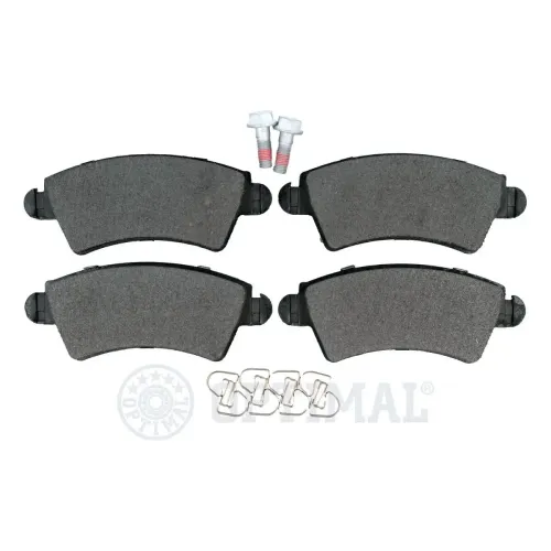 Bremsbelagsatz, Scheibenbremse Vorderachse OPTIMAL BP-10388 Bild Bremsbelagsatz, Scheibenbremse Vorderachse OPTIMAL BP-10388