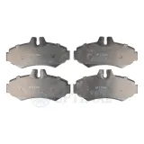 Bremsbelagsatz, Scheibenbremse Hinterachse OPTIMAL BP-10403