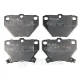 Bremsbelagsatz, Scheibenbremse Hinterachse OPTIMAL BP-10415