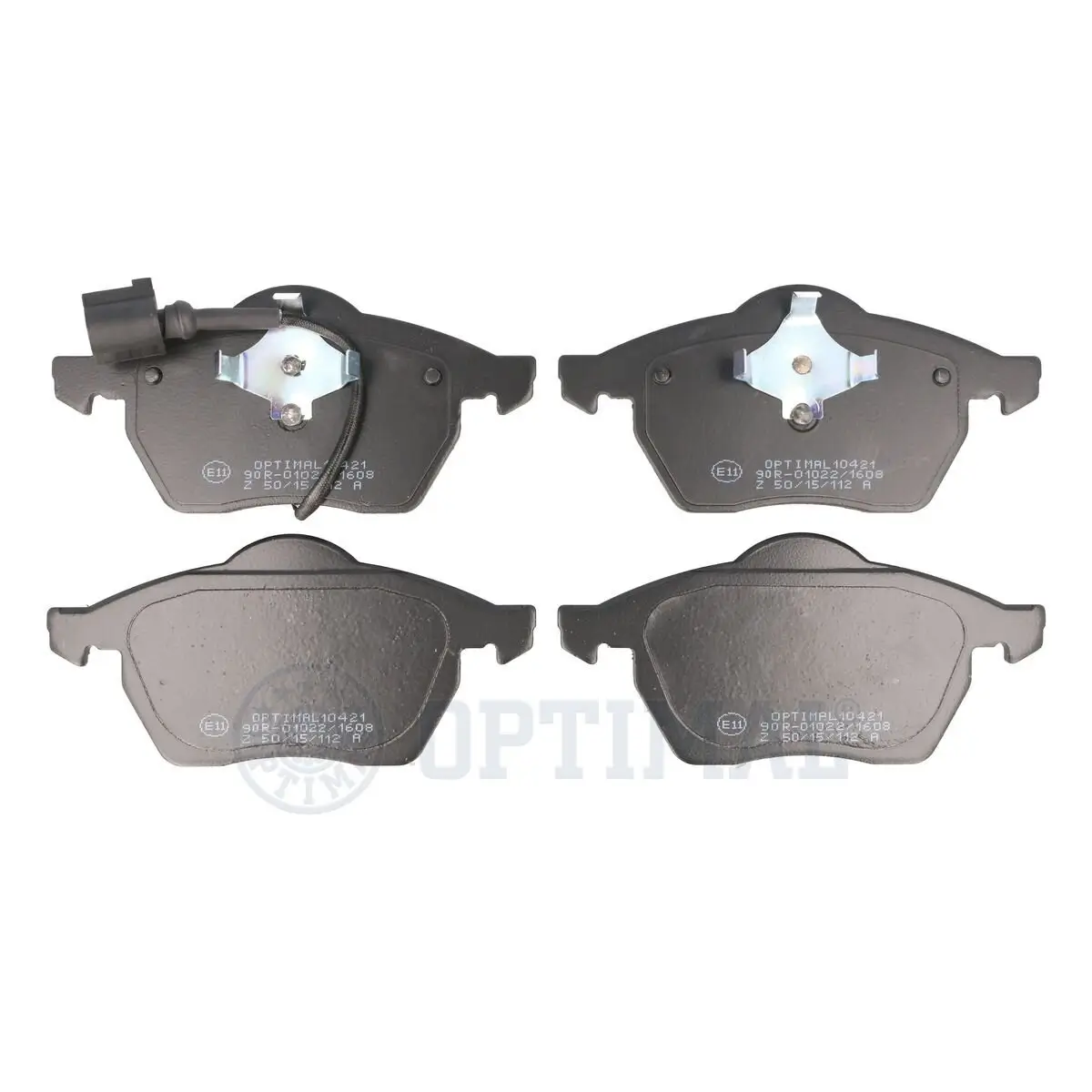 Bremsbelagsatz, Scheibenbremse Vorderachse OPTIMAL BP-10421