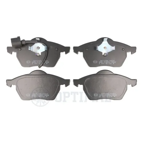 Bremsbelagsatz, Scheibenbremse Vorderachse OPTIMAL BP-10421 Bild Bremsbelagsatz, Scheibenbremse Vorderachse OPTIMAL BP-10421