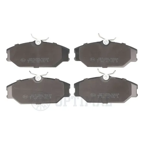 Bremsbelagsatz, Scheibenbremse Vorderachse OPTIMAL BP-10438 Bild Bremsbelagsatz, Scheibenbremse Vorderachse OPTIMAL BP-10438
