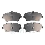 Bremsbelagsatz, Scheibenbremse Vorderachse OPTIMAL BP-10467