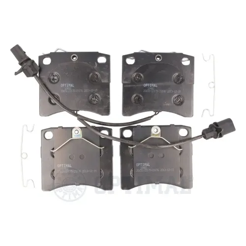 Bremsbelagsatz, Scheibenbremse Vorderachse OPTIMAL BP-10482 Bild Bremsbelagsatz, Scheibenbremse Vorderachse OPTIMAL BP-10482