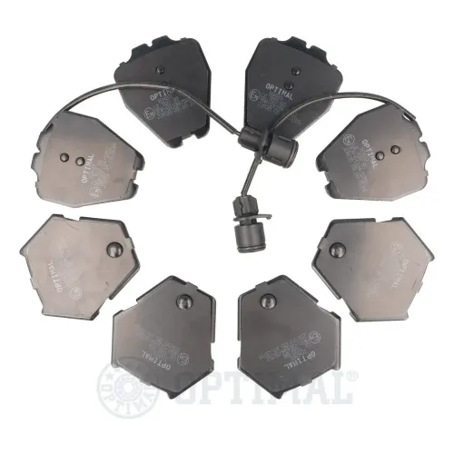 Bremsbelagsatz, Scheibenbremse Vorderachse OPTIMAL BP-10483 Bild Bremsbelagsatz, Scheibenbremse Vorderachse OPTIMAL BP-10483