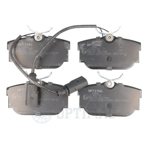 Bremsbelagsatz, Scheibenbremse Hinterachse OPTIMAL BP-10486 Bild Bremsbelagsatz, Scheibenbremse Hinterachse OPTIMAL BP-10486