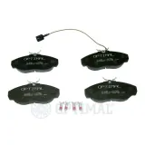 Bremsbelagsatz, Scheibenbremse Vorderachse OPTIMAL BP-10490