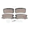 Bremsbelagsatz, Scheibenbremse Hinterachse OPTIMAL BP-10537 Bild Bremsbelagsatz, Scheibenbremse Hinterachse OPTIMAL BP-10537