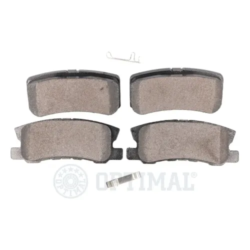 Bremsbelagsatz, Scheibenbremse Hinterachse OPTIMAL BP-10537 Bild Bremsbelagsatz, Scheibenbremse Hinterachse OPTIMAL BP-10537