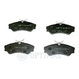 Bremsbelagsatz, Scheibenbremse Vorderachse OPTIMAL BP-12007