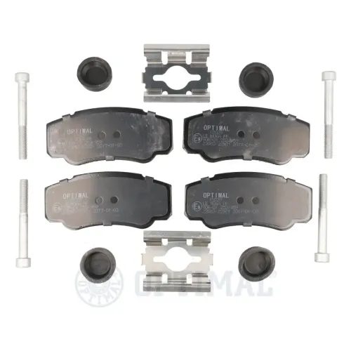 Bremsbelagsatz, Scheibenbremse Hinterachse OPTIMAL BP-12029 Bild Bremsbelagsatz, Scheibenbremse Hinterachse OPTIMAL BP-12029