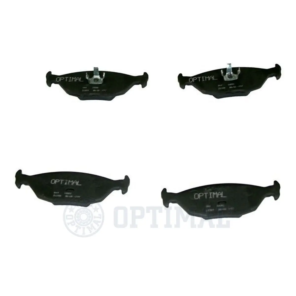 Bremsbelagsatz, Scheibenbremse Hinterachse OPTIMAL BP-12051