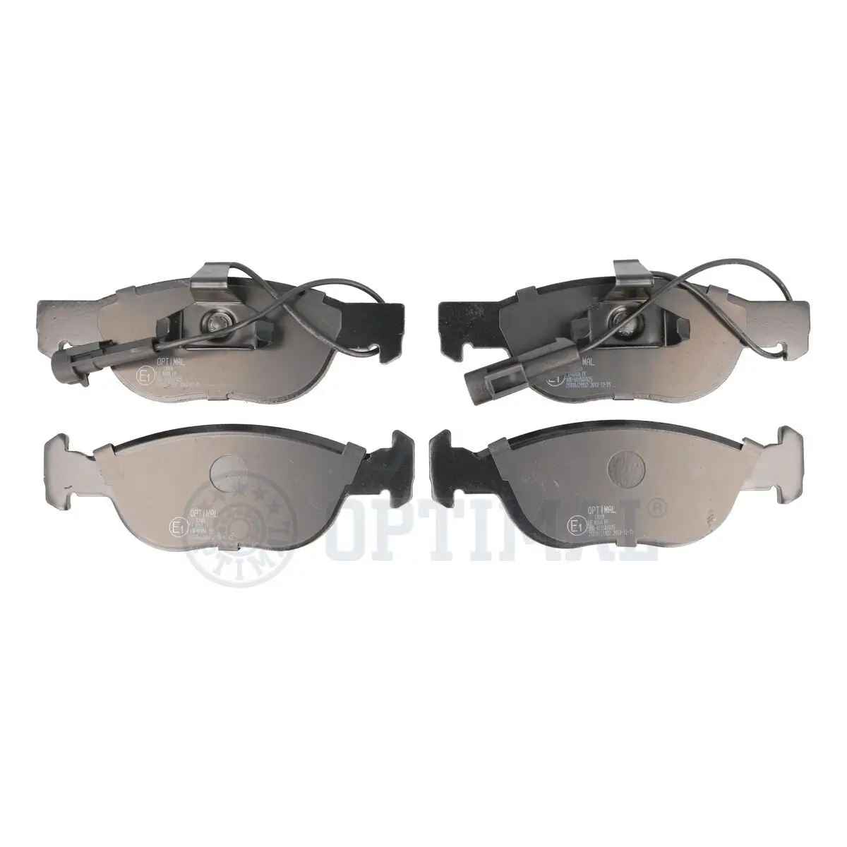 Bremsbelagsatz, Scheibenbremse Vorderachse OPTIMAL BP-12069