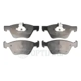 Bremsbelagsatz, Scheibenbremse Vorderachse OPTIMAL BP-12071