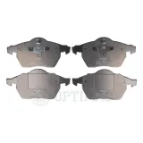 Bremsbelagsatz, Scheibenbremse Vorderachse OPTIMAL BP-12074