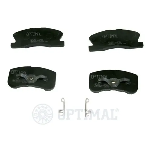 Bremsbelagsatz, Scheibenbremse Vorderachse OPTIMAL BP-12077 Bild Bremsbelagsatz, Scheibenbremse Vorderachse OPTIMAL BP-12077