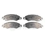 Bremsbelagsatz, Scheibenbremse Vorderachse OPTIMAL BP-12082