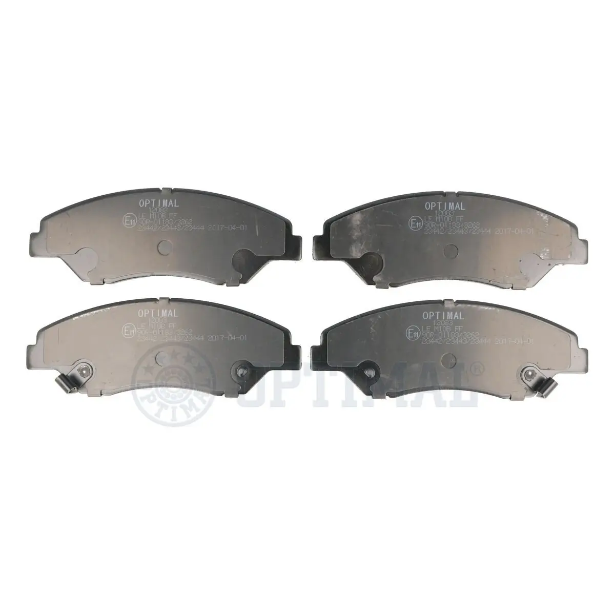 Bremsbelagsatz, Scheibenbremse Vorderachse OPTIMAL BP-12083