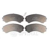 Bremsbelagsatz, Scheibenbremse Vorderachse OPTIMAL BP-12086