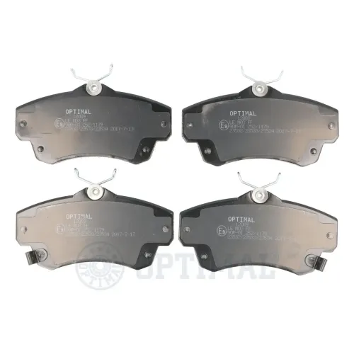 Bremsbelagsatz, Scheibenbremse Vorderachse OPTIMAL BP-12089 Bild Bremsbelagsatz, Scheibenbremse Vorderachse OPTIMAL BP-12089