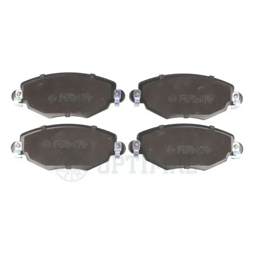 Bremsbelagsatz, Scheibenbremse Vorderachse OPTIMAL BP-12091 Bild Bremsbelagsatz, Scheibenbremse Vorderachse OPTIMAL BP-12091