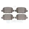 Bremsbelagsatz, Scheibenbremse Hinterachse OPTIMAL BP-12094 Bild Bremsbelagsatz, Scheibenbremse Hinterachse OPTIMAL BP-12094