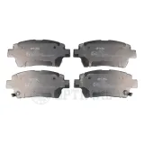 Bremsbelagsatz, Scheibenbremse Vorderachse OPTIMAL BP-12095