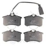 Bremsbelagsatz, Scheibenbremse Hinterachse OPTIMAL BP-12096