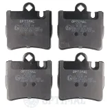 Bremsbelagsatz, Scheibenbremse Hinterachse OPTIMAL BP-12098