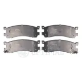 Bremsbelagsatz, Scheibenbremse Hinterachse OPTIMAL BP-12110