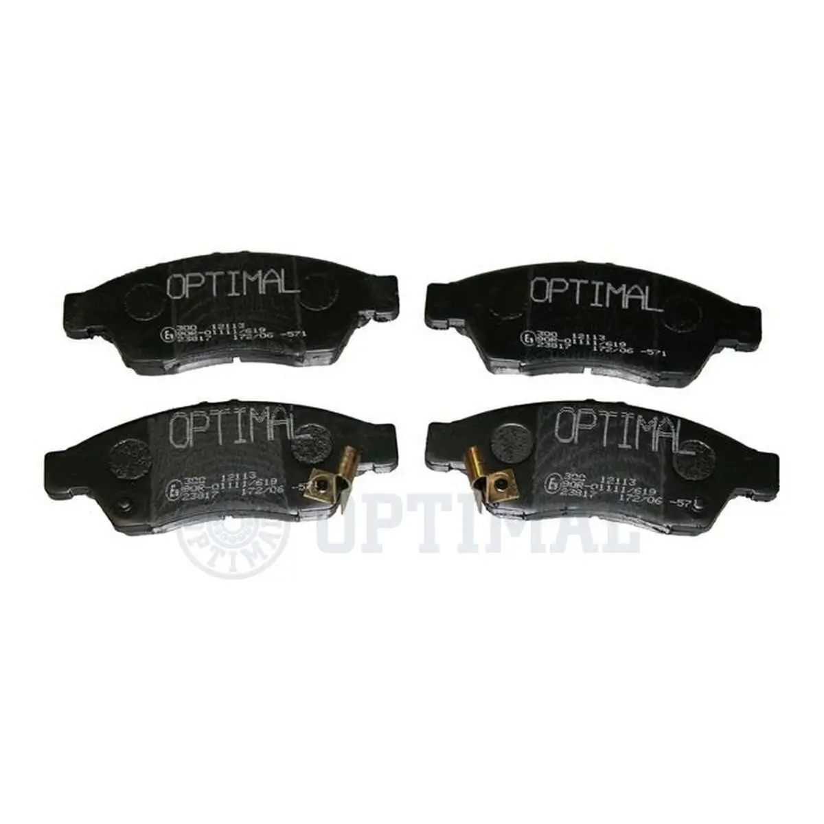 Bremsbelagsatz, Scheibenbremse Vorderachse OPTIMAL BP-12113