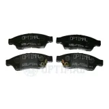 Bremsbelagsatz, Scheibenbremse Vorderachse OPTIMAL BP-12113