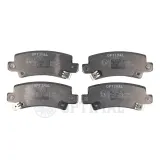 Bremsbelagsatz, Scheibenbremse Hinterachse OPTIMAL BP-12121