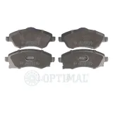 Bremsbelagsatz, Scheibenbremse Vorderachse OPTIMAL BP-12126