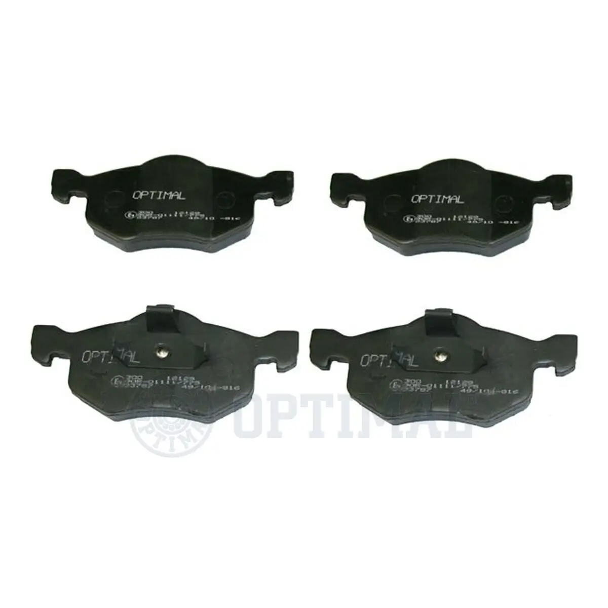 Bremsbelagsatz, Scheibenbremse Vorderachse OPTIMAL BP-12129