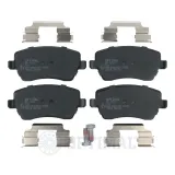 Bremsbelagsatz, Scheibenbremse Vorderachse OPTIMAL BP-12131