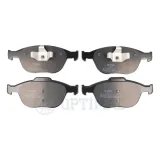 Bremsbelagsatz, Scheibenbremse Vorderachse OPTIMAL BP-12133