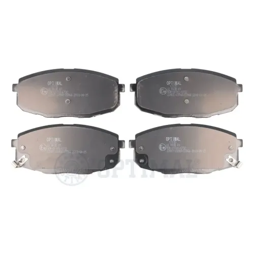 Bremsbelagsatz, Scheibenbremse Vorderachse OPTIMAL BP-12135 Bild Bremsbelagsatz, Scheibenbremse Vorderachse OPTIMAL BP-12135