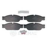 Bremsbelagsatz, Scheibenbremse Vorderachse OPTIMAL BP-12138