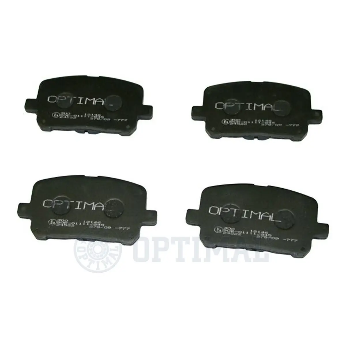 Bremsbelagsatz, Scheibenbremse Vorderachse OPTIMAL BP-12146