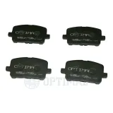 Bremsbelagsatz, Scheibenbremse Vorderachse OPTIMAL BP-12146