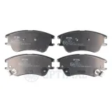 Bremsbelagsatz, Scheibenbremse Vorderachse OPTIMAL BP-12148