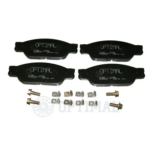 Bremsbelagsatz, Scheibenbremse Vorderachse OPTIMAL BP-12151 Bild Bremsbelagsatz, Scheibenbremse Vorderachse OPTIMAL BP-12151