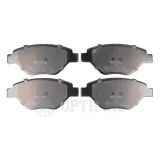 Bremsbelagsatz, Scheibenbremse Vorderachse OPTIMAL BP-12159